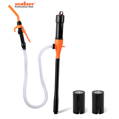 Deluxe Liquid Transfer Siphon Pump Battery Powered Gas Oil Water Fish Tank NEW