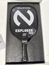 NIUPIPO Explorer Pro USAPA Approved Graphite Carbon Fiber Pickleball Paddle