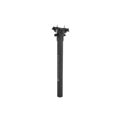 Tige De Selle De Vélo Légère En Fibre De Carbone Noir Mat 1 Pc 25,4X300Mm - Photo 1/4