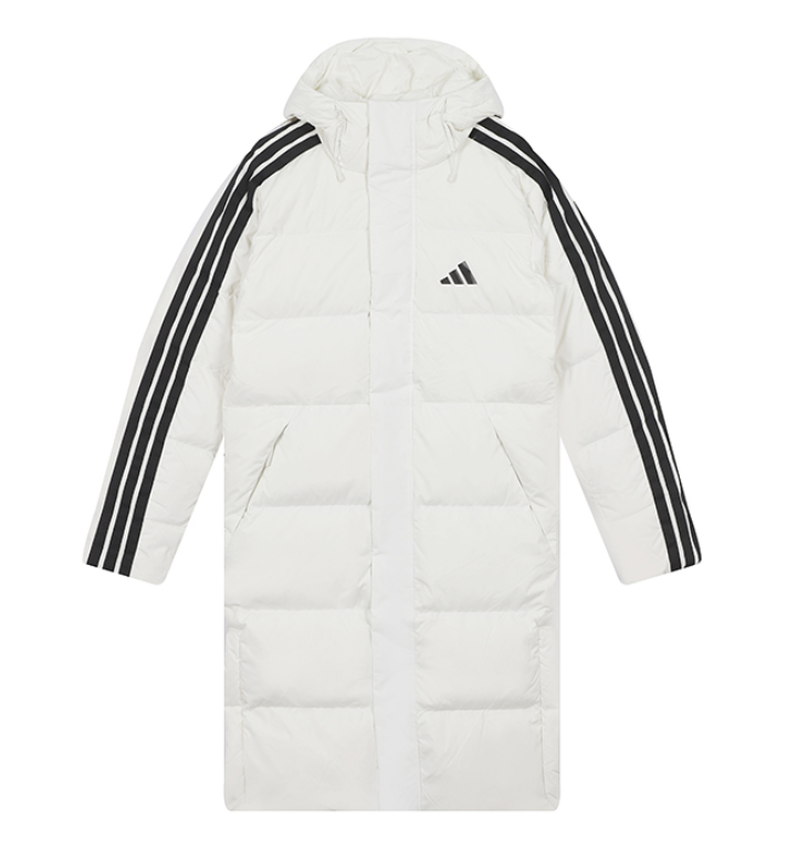 Adidas 3-Stripe Long Down Padding Jacket Unisex Coat Outdoor