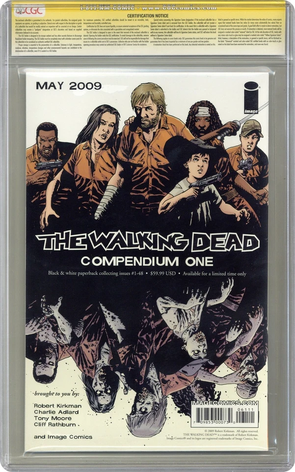 Walking Dead #61 CGC 9.4 SS Layman/Guillory 2009 1228950001 1st app. Chew - Image 2 of 2