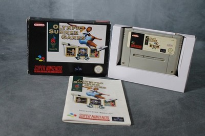 OLYMPIC SUMMER GAMES - SUPER NINTENDO - SNES - PAL +OVP+Anleitung***