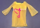 Vintage Barbie Lemon Kick Fashion Set 1465 Yellow Organza Ruffled Top 1969 1970