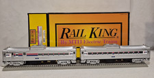 Rail King O Gauge 30-2233-1 Amtrak RDC Budd Car Power & Dummy w/ Protosound