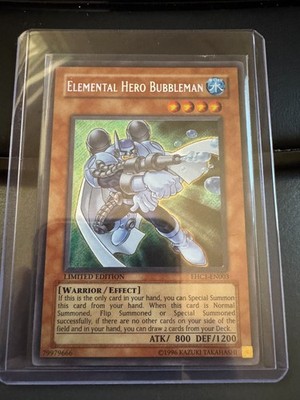 Elemental Hero Bubbleman | EHC1-EN003 | Secret Rare | LIMITED EDITION