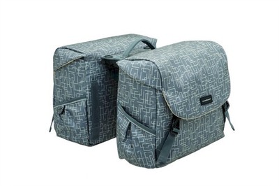 NEW LOOXS Doppelpacktasche Ivy Mondi Joy Double Befestigung: Snapit | grau | Für