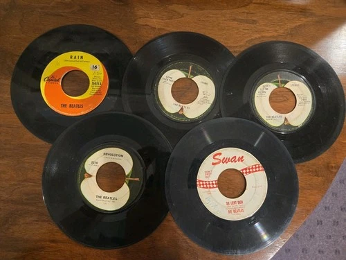 Nice Lot Of The Beatles 45rpm Records