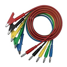 5pcsanana Plug to Alligator Clip Test Lead Cable Line, 4mmanana Plug for B