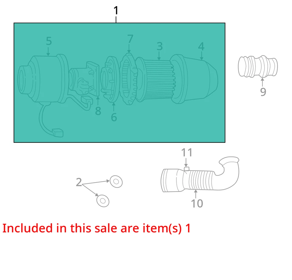 Air Cleaner Heritage 8-280 4.6L Fits 99-04 FORD F150 PICKUP 29002734 — 第 4/4 张图片