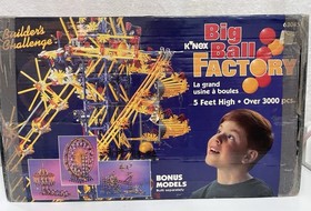 KNEX K'NEX Big Ball Factory 99%COMPLETE SET w/ Instructions + motor