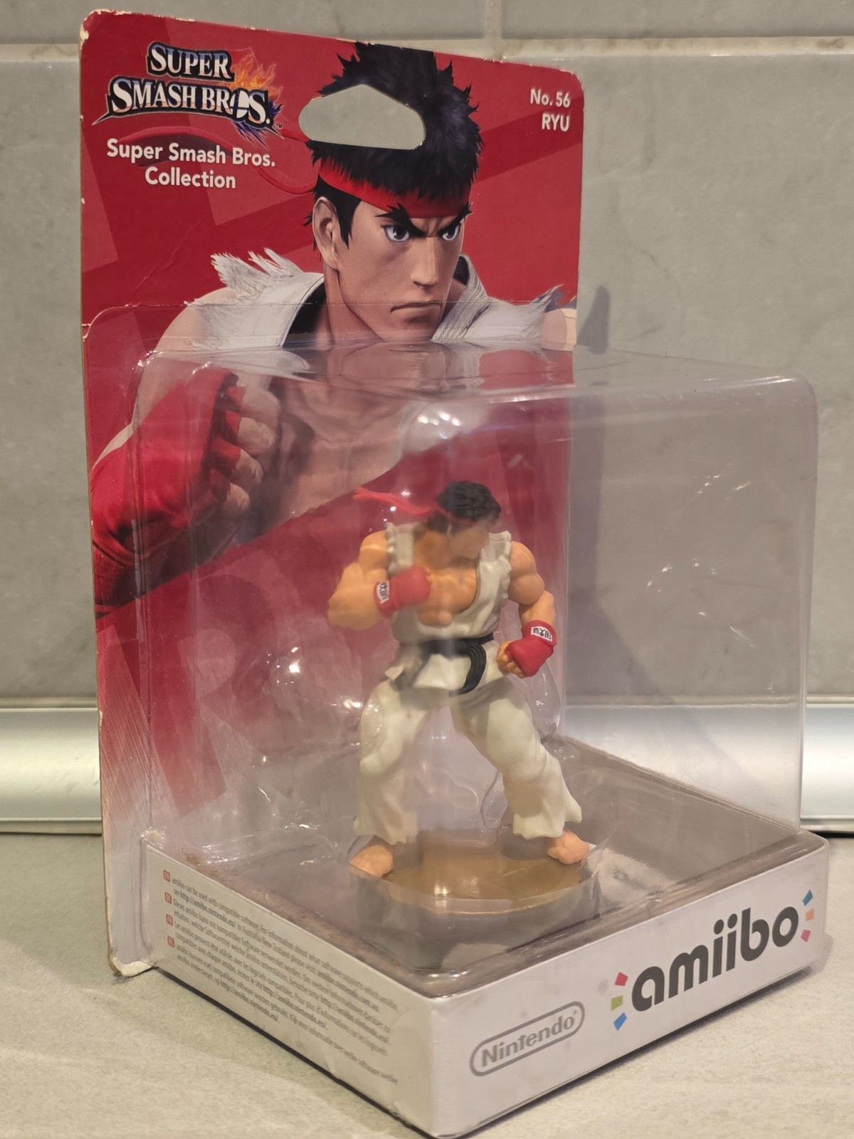 Figurine amiibo Ryu neuve, pièce de collection Super Smash Bros n°56 aux détails sculptés - 3
