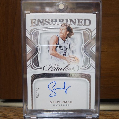 2023 Panini Class of 2021 Flawless Steve Nash Dallas Mavericks Auto /25 #ES-SNS - Picture 19 of 24
