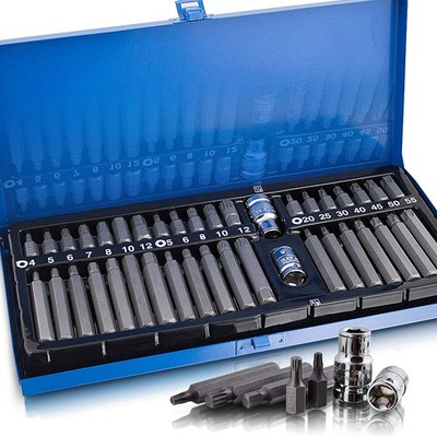 Bitset Bits Bithaler Vielzahn Torx Spline XZN Innen Sechskant Bits 41tlg B-Ware