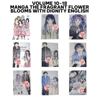 The Fragrant Flower Blooms With Dignity Manga Vol.1-18 Complete Set English