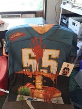 FauxReal Faux Real Photorealistic Apparel Zombie Football Style Size Large