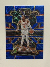 2023-24 Panini Select - Concourse Dejounte Murray #27 Blue Wave Prizm /75