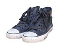 Converse X John Varvatos Black Gray Snake Skin Zipper High Top Sneakers Women 6 — photo 1