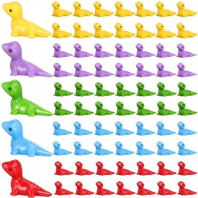  100 Pcs Mini Tiere Harz Figuren Echsendekoration Mini-Gartendekoration