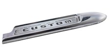 1950 Ford Custom Passenger-side Fender Spear Custom Script Trim