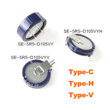Condensatori Farad 5,5V 1F SE-5R5-D105VY Supercondensatori Type-C Type-H Type-V