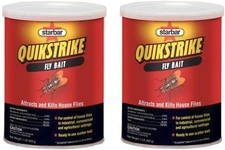 2 lbs (Two 1lb containers) Quikstrike Fly Bait & Killer by Starbar