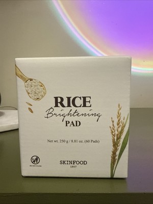 SKINFOOD RICE BRIGHTENING PAD 60ea