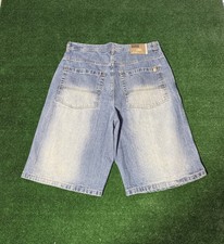 Vintage Southpole Jorts Mens 36 Blue Baggy Denim Jean Shorts Y2K Gold Tab Rare