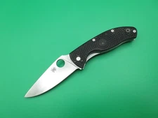 Spyderco Tenacious Liner Lock Plain Edge Folding Pocket Knife