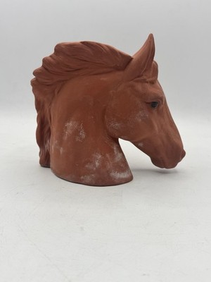 Vtg. Thoroughbred Horse Head Planter (Equestrian), Ceramic - NAPCO (1950s-1960s)