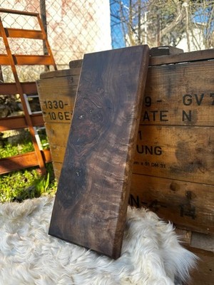 Solid Black Walnut Wood Premium Cutting Board, Turkish Walnut Charcuterie Board