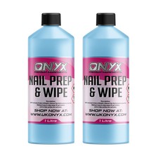2 ltr onyx Prep & Wipe Nail Gel Polish Cleanser Antiseptic Cleaner UV Manicure
