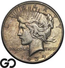 1934-S Peace Dollar *Most Valuable In Series* XF, Major Key Date