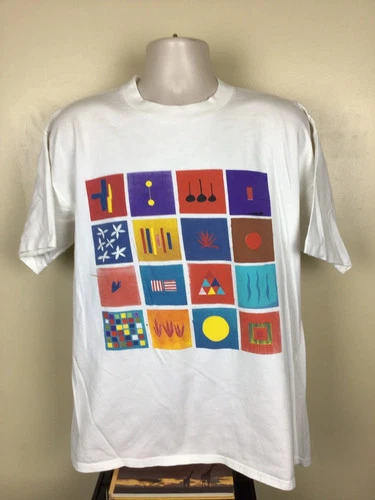 Tears For Fears Elemental T-Shirt White XL 90s Conc 1990s vintage concert t-shirt, vintage, size XL, single stitch, B+ condition