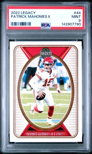 2022 PANINI LEGACY #44 PATRICK MAHOMES II PSA 9