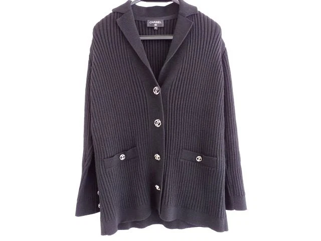 Chanel 20P P63091 K48814 taglia 36 cardigan giacca cotone 7E r5_0706