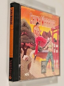 TURBOGRAFX-16 China Warrior 1989 Original Complete (Minus Sleeve) Oop RARE Game
