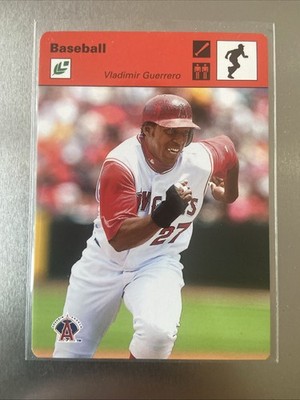 2005 Leaf - Sportscasters Red Running Bat Vladimir Guerrero #48  SP 22/40