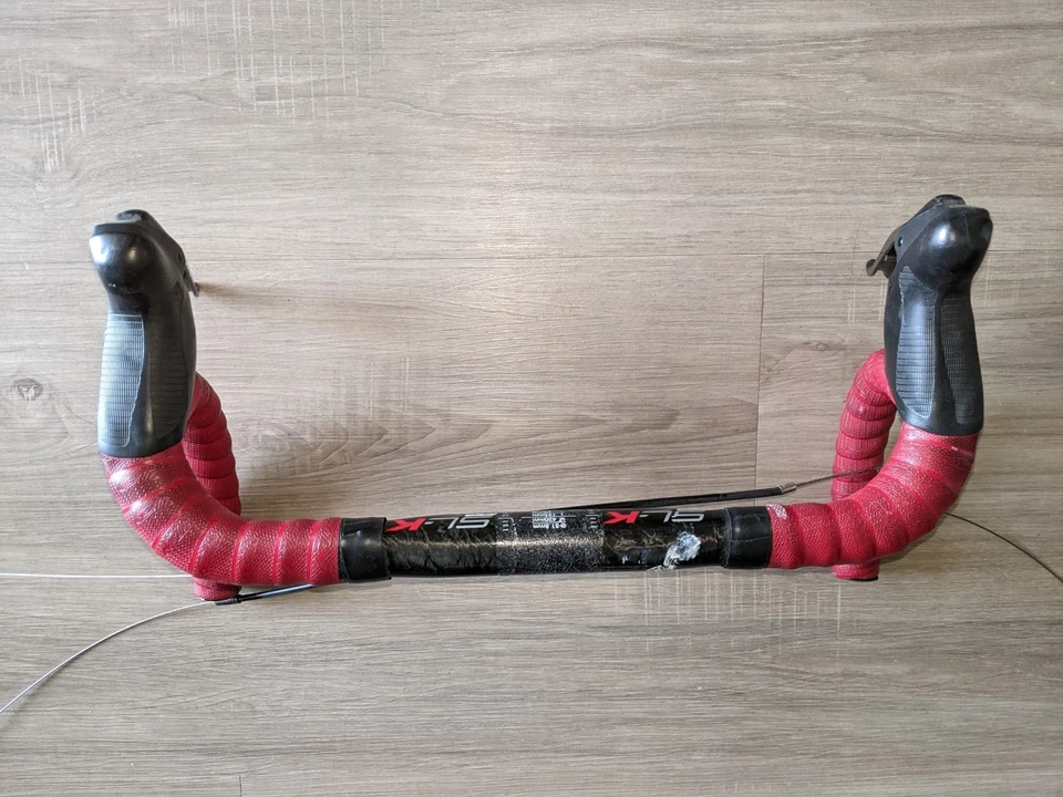 SRAM Red 2 x 10 Speed Mechanical Shifters with FSA Carbon Handlebar 420 - Image 2 of 4