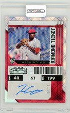2022 Panini Chronicles Contenders Diamond Ticket Josiah Gray Auto