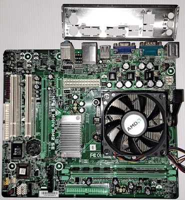Biostar NF61S MICRO AM2 SE Motherboard with AMD CPU and Ram