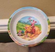 Vintage Zak Design  Winnie The Pooh  Piglet  Melamine Child's Bowl  Preowned