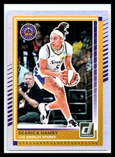 2025 Donruss WNBA #43 Dearica Hamby Holo Los Angeles Sparks