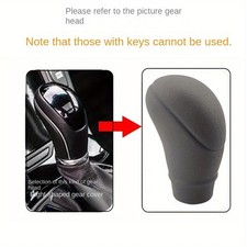 Soft High-Quality Matte Vibrant Silicone Gear Shift Knob Cover  Handbrake Cover