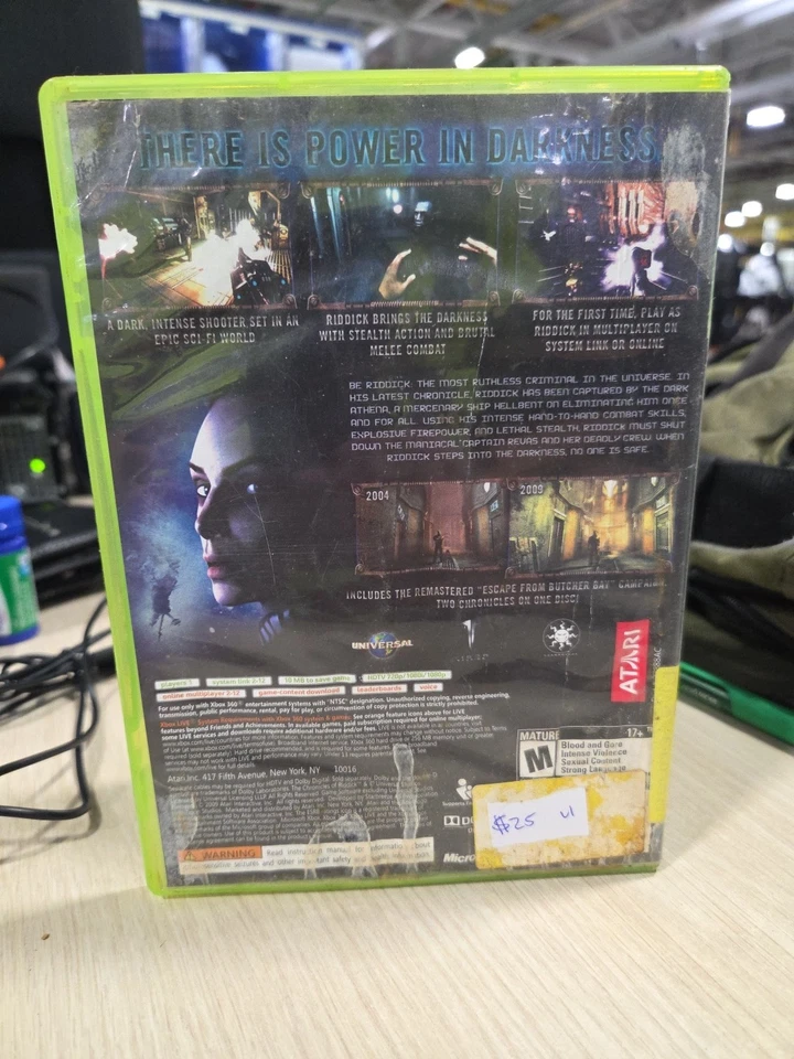 The Chronicles Of Riddick: Assault On Dark Athena - Xbox360 CIB - Image 4 of 4