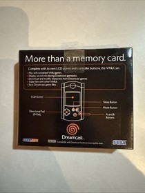 Sega Dreamcast VMU Green MK-50122 CIB Visual Memory Card