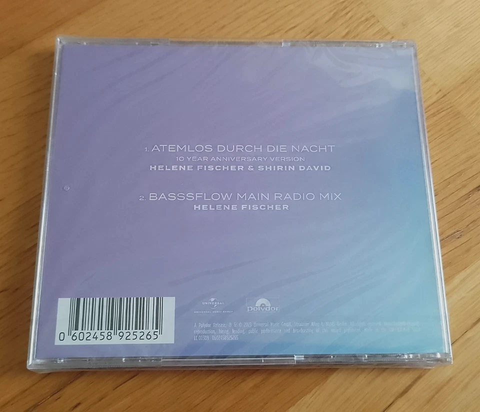 Helene Fischer X Shirin David - Atemlos Durch Die Nacht (10 Year Anniversary) CD - Bild 2 von 2