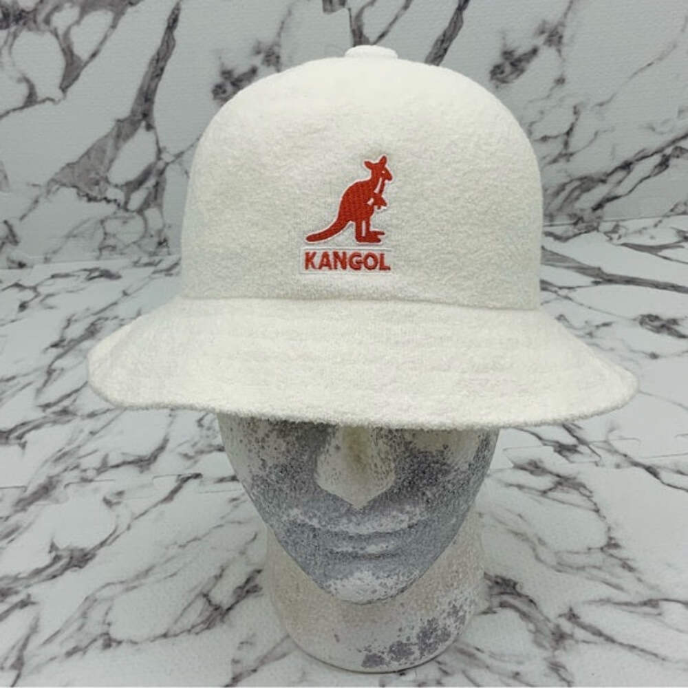 Men's Kangol White | Pink Big Logo Bermuda Casual Hat NWT | eBay