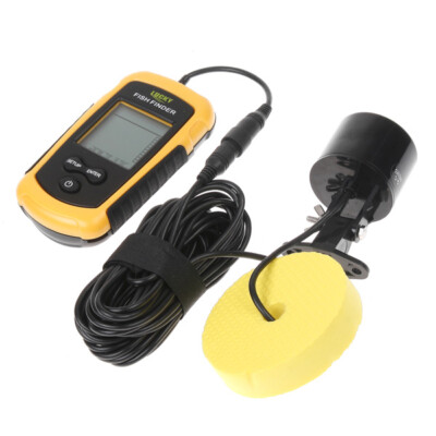 LUCKY 100m LCD Portable Sonar Fish Finder Handheld Alarm Echo Detection