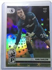 2020-21 Chronicles Karl Darlow Purple Astro Rookie Card No. 10 Newcastle United. rookie card picture