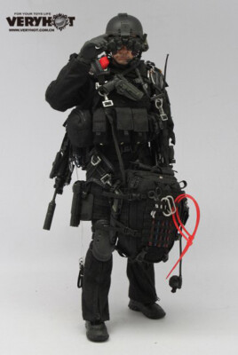 VERYHOT The Seals Night jump HALO 1/6 Accessories For 12'' No Head